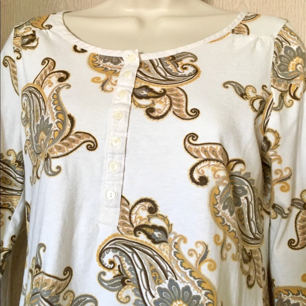 ❌DONATED❌ St John’s Bay Paisley Top - PS